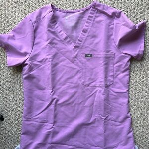 FIGS - Purple scrub top